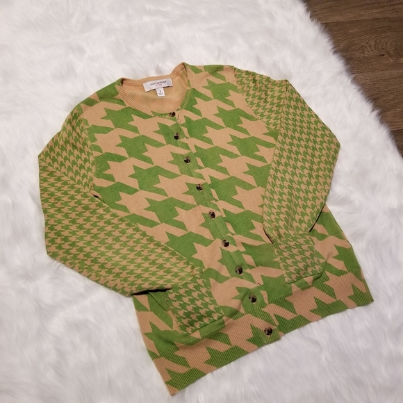 Isaac Mizrahi | Geometric Cardigan - Picture 1 of 4